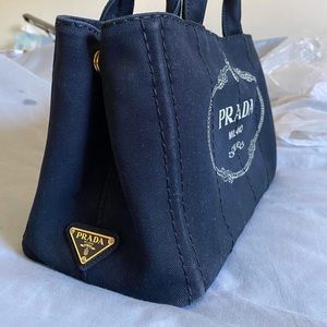Prada Canapa Mini tote Black